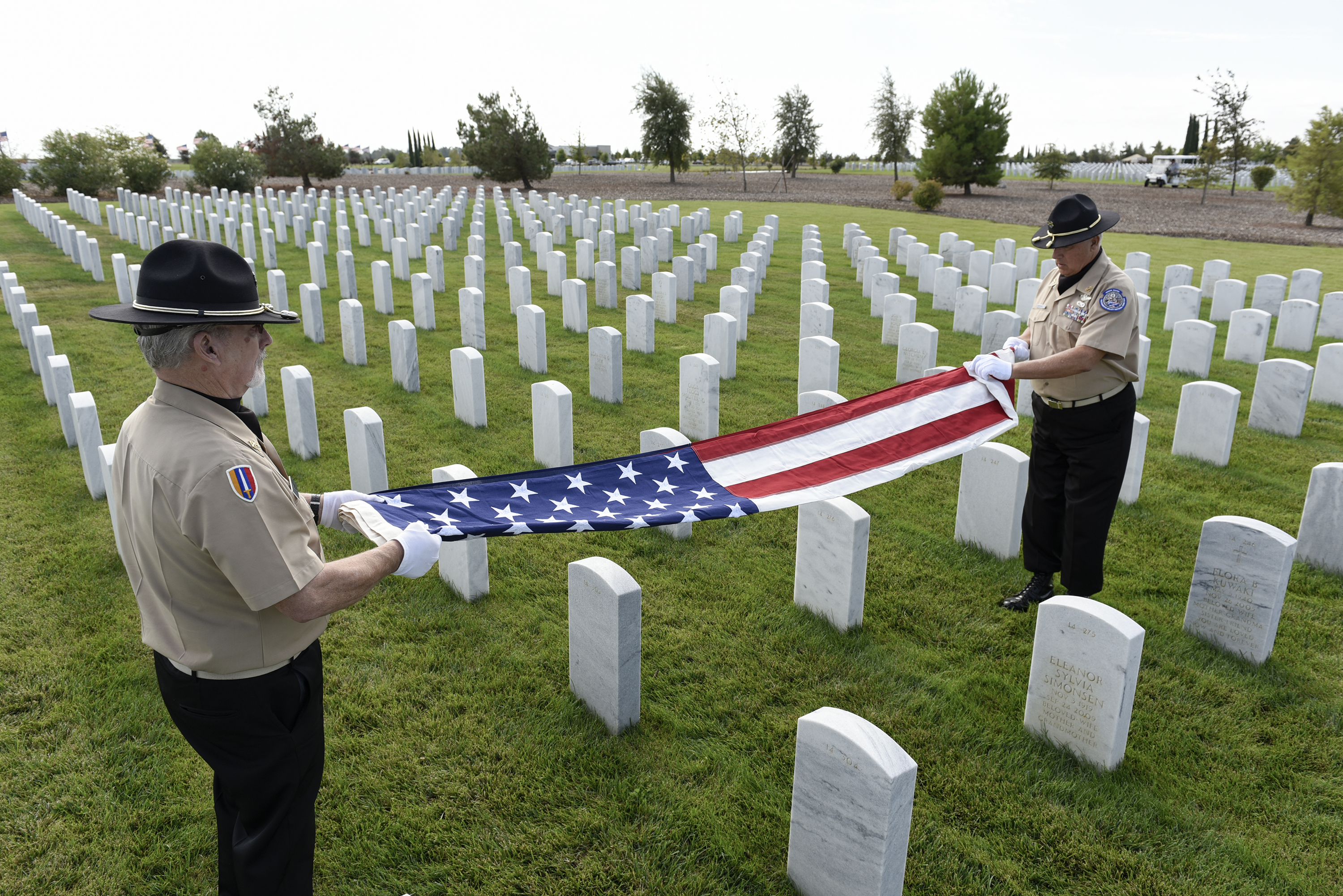 Flag Folding - Military Funeral Honors